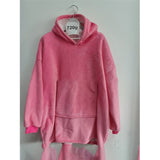 Otoño Invierno Mujer Oversized Fleece Outwear