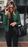 Abrigo de bicicleta para mujer, prendas de vestir de cuero PU