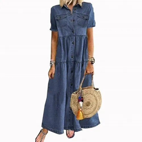 Verano Damas Casual Oversized Vintage
