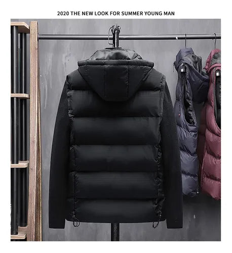 Chaleco de abrigo de algodón de invierno para hombre