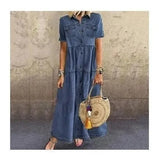 Verano Damas Casual Oversized Vintage