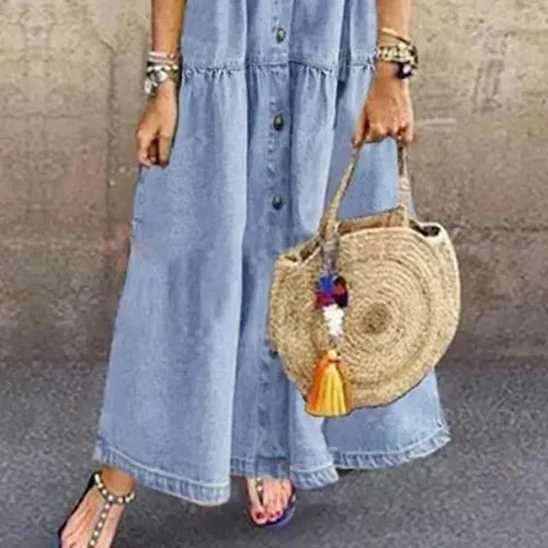 Verano Damas Casual Oversized Vintage