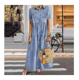 Verano Damas Casual Oversized Vintage